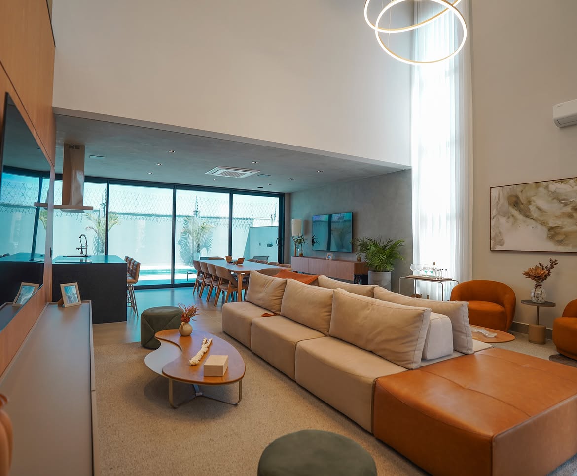 Interior residencial moderno premium